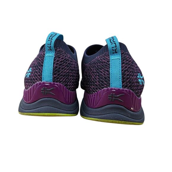 Kuru Stride Knit Running Shoes Womens 10 Purple Blue Lightweight Low Slip On - Picture 5 of 7